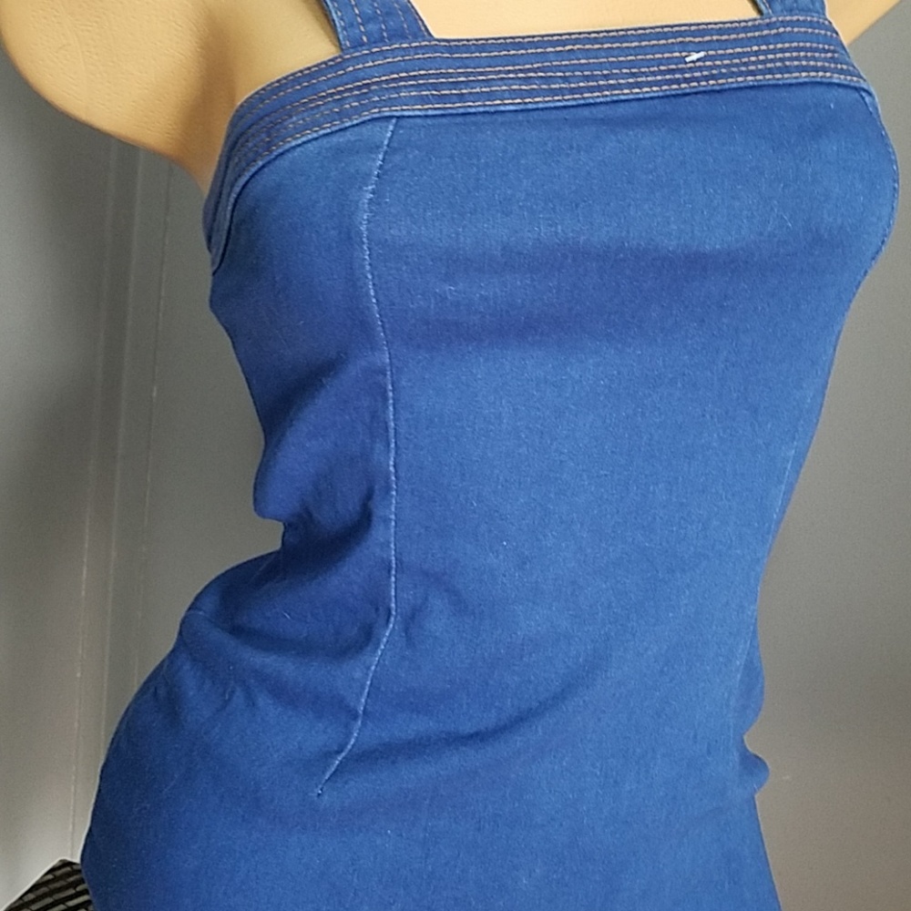 Stretch Denim Sexy Mini Dress FINAL PRICE - Picture 7 of 8